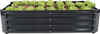 ZÁHON ZELENINY A KVETOV 180 X 90 X 30 CM OBLONG ANTRACIT *8410