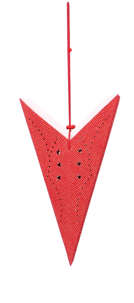 PAPER DECORATIVE STAR 60 CM RED