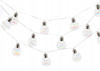 GIRLANDA SOLARNA OGRODOWA DŁ. 2 + 3,8 M LORIS 20 LED OPALOWY ZIMNY BIAŁY *3576