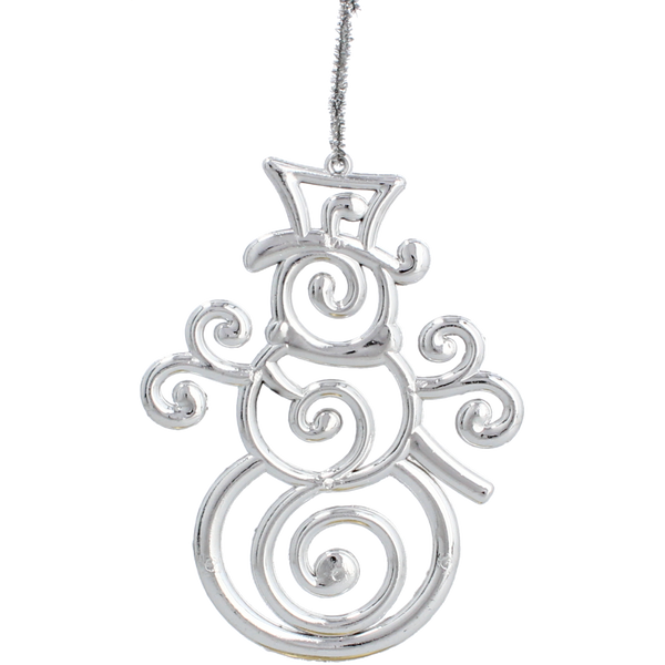 Set de 3 ornamente de Crăciun ren / fulg de nea / om de zăpadă mix culori *5874