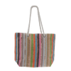 TORBA PLAŻOWA 48 x 36 CM WIELOKOLOROWE PASKI MIX KOLORÓW *4687