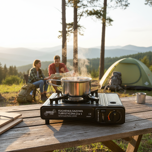 TOURIST GAS COOKER FOR CARTRIDGES 34 X 26 X 9 CM