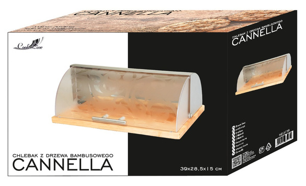 CHLEBAK BAMBUSOWY CANELLA 39 x 28,5 x 15 CM *5738