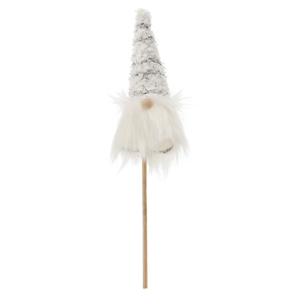 CHRISTMAS GNOME ON A STICK 7 x 3 x 24 CM MIX COLORS