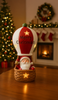 FIGURĂ DE CRĂCIUN - MOȘ CRĂCIUN ÎN BALON 20 X 20 X 43 CM LED *1001