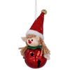 CHRISTMAS DECORATION - BELL ELF MIX DESIGNS 5 x 12 CM
