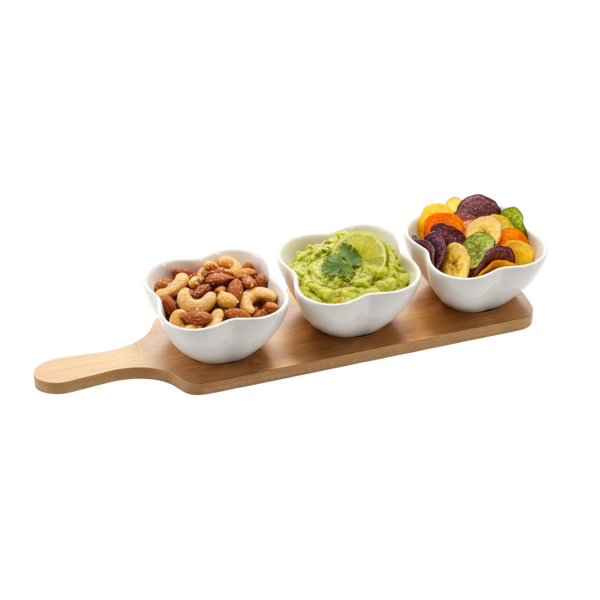 SET OF 3 PLATTERS 9 x 4 CM