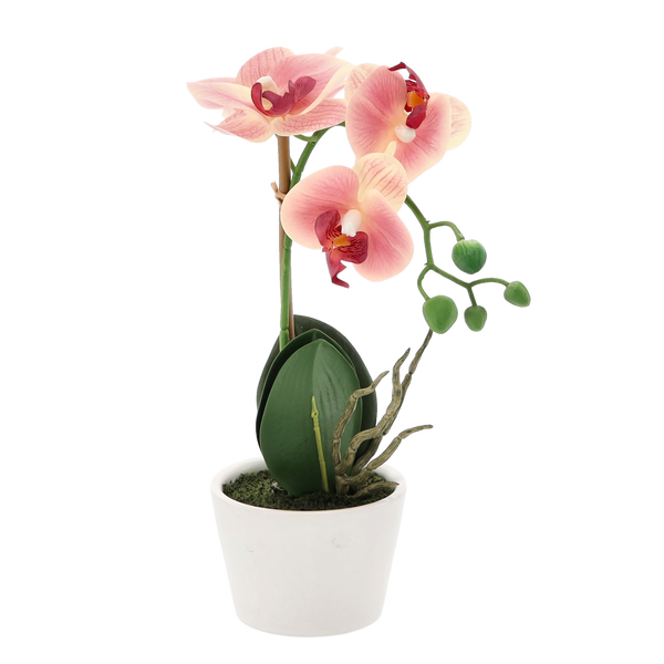 ARTIFICIAL FLOWER - MIX OF 3 COLORS ORCHID 30 CM PACK=12 PCS