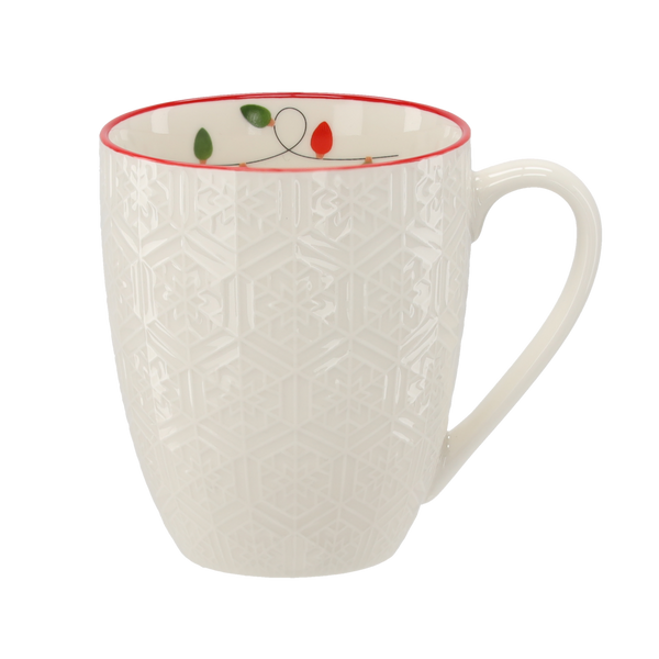 PORCELAIN MUG 400 ML, ASSORTED CHRISTMAS DESIGNS