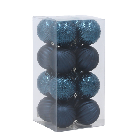 KPL. 16 BOMB 4 CM DARK BLUE / BEIGE GOLD *3962