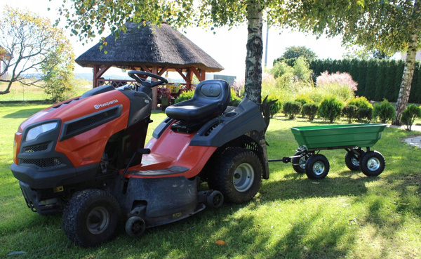 WÓZEK OGRODOWY DWUFUNKCYJNY CZARNY*0078