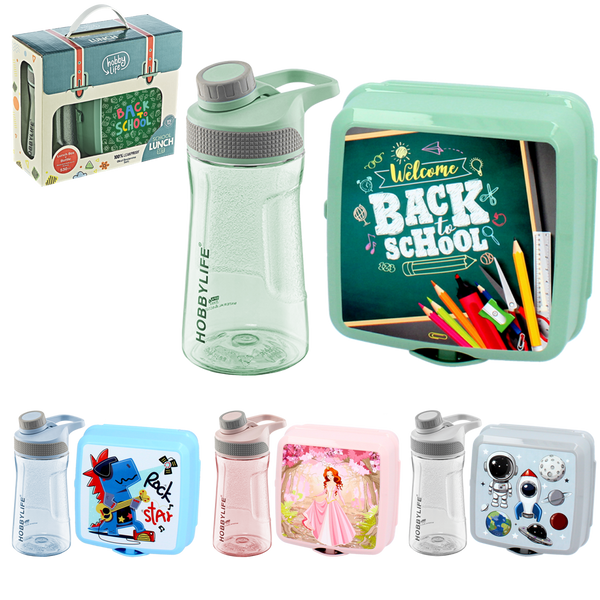 LUNCH BOX WITH WATER BOTTLE 530 ML
