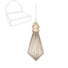 GLASS BAUBLE - STYLE BAROQUE