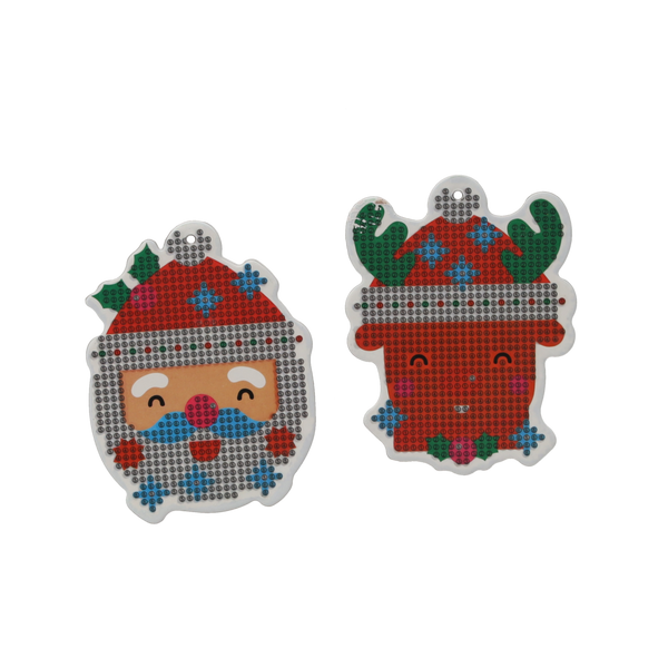 CHRISTMAS DECORATION - SET FOR DIAMOND EMBROIDERY - DIY - MIX OF DESIGNS