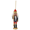 SET OF 4 CHRISTMAS DECORATIONS WOODEN SOLDIER 12.5 CM