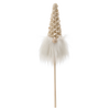CHRISTMAS GNOME ON A STICK 7 x 3 x 24 CM MIX COLORS