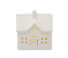 FIGURĂ DE CRĂCIUN - CASĂ CERAMICĂ 11 X 7,6 X 11,8 CM LED pachet=6buc *1537