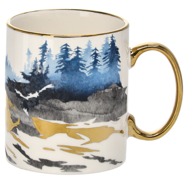 PORCELAIN MUG 435 ML MIX OF PATTERNS OPAK=12PCS