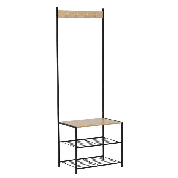 WIESZAK STOJĄCY Z 3 PÓŁKAMI 60 x 40 x 175 CM *1173