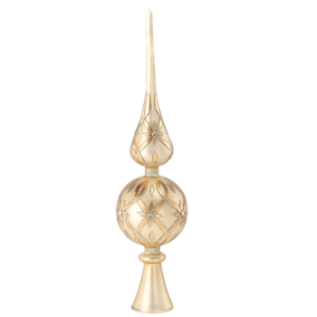 SZPIC NA CHOINKĘ - ZŁOTY MAT 33 CM *4419