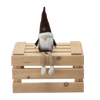 CHRISTMAS GNOME 40 CM WITH HANGING LEGS MIXED COLORS