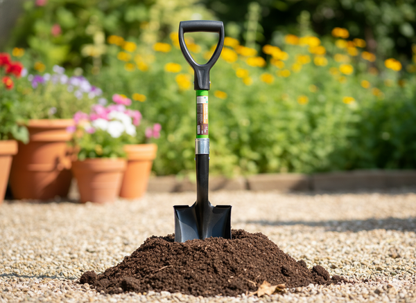 MINI SHOVEL WITH STEEL HANDLE