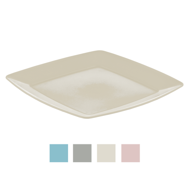 SQUARE FLAT PLATE 23.5CM PACK=48,PACK=60 !!!
