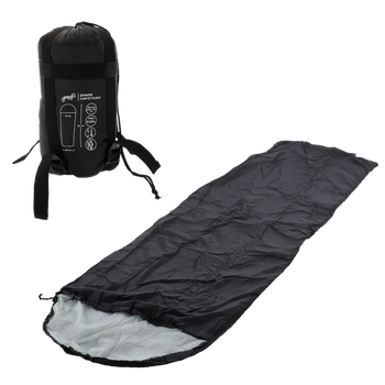 Sac de dormit turistic 215 x 75 cm negru *9363