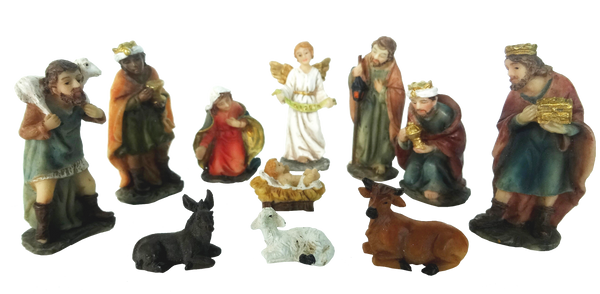KPL. FIGUREK BOŻONARODZENIOWYCH 11 ELEM. 5,5 CM *4466