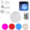 SOLAR LAMP WHITE BALL 30 x 30 x 28 CM MULTICOLOR WITH REMOTE
