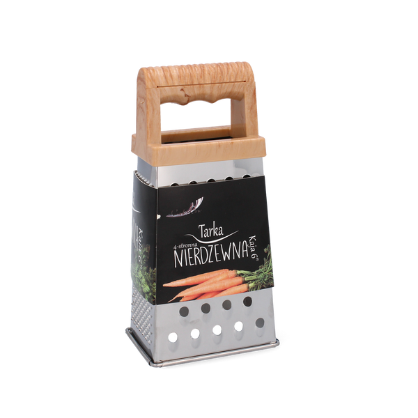 STAINLESS STEEL 4-SIDED GRATER KAJA H: 18 CM PACK=12PCS