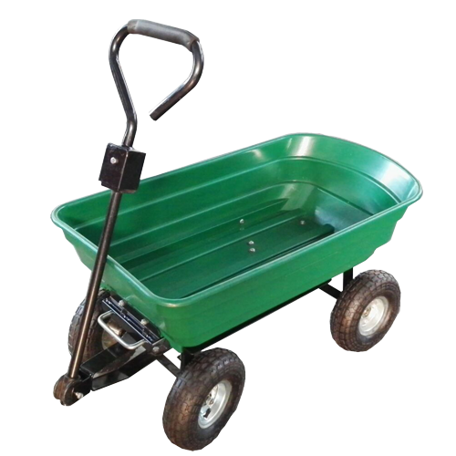 WÓZEK OGRODOWY DWUFUNKCYJNY ZIELONY *0061