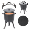 CAST IRON MEAT POT 8L
