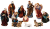 ZESTAW FIGUR BOŻONARODZ. 11 EL. DO 105 CM polyresin