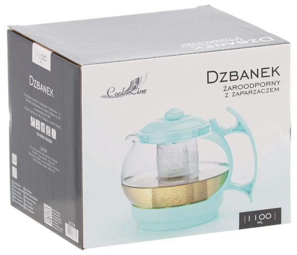 Cantar termorezistent cu infuzor 1,1 L *7730