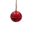 CHRISTMAS METAL RED PENDANT WITH A BELL 8 x 8 x 7,6 CM