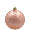SET OF 6 BAUBLES 8 CM OLIVE/COPPER/GRAPHITE