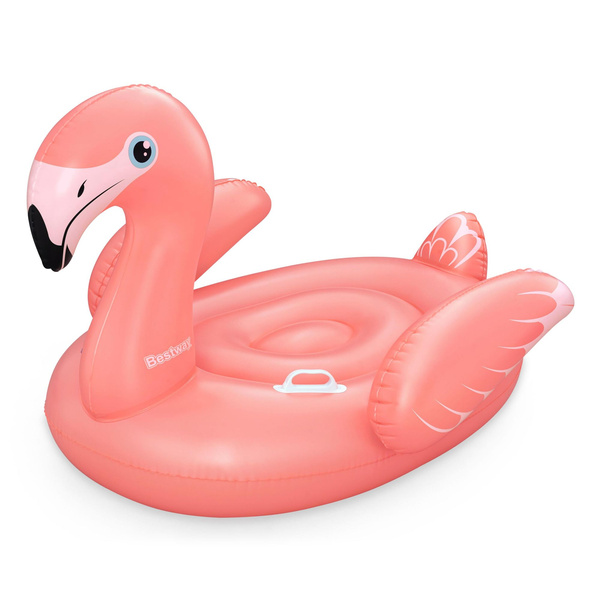 Bestway 54" x 42"/1.38m x 1.07m Fancy Flamingo Ride-On