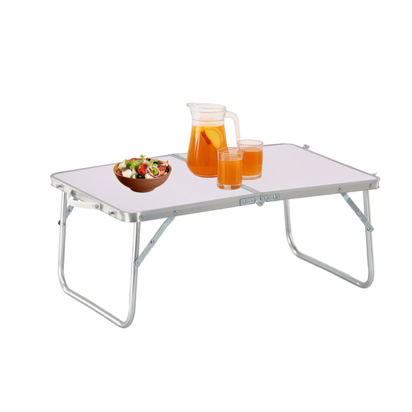 Masă turistică pliabilă albă 60x40x26,5 cm *3217