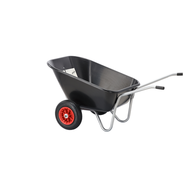 TACZKA OGRODOWA - POJEMNOŚĆ ZASYPOWA 280 L - CZARNA 