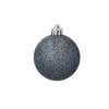 SET OF 36 BAUBLES 6 CM OLIVE/COPPER/GRAPHITE MIX DESIGNS