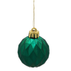 SET OF 24 BAUBLES 4 CM IN TUBE RED/GREEN/WHITE