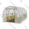 Záhradný fóliovník 3-segmentový biely 4 x 2,5 x 2 m *5590