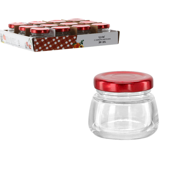 GLASS JAR 30 ML