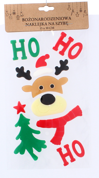 CHRISTMAS WINDOW STICKER 15 x 30 CM