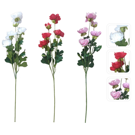 RAMURĂ ARTIFICIALĂ - RĂCINET MIX DE CULORI pachet=24 buc *3375