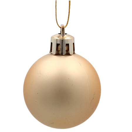 SET OF 24 CHRISTMAS BAUBLES RED, SILVER, GOLD