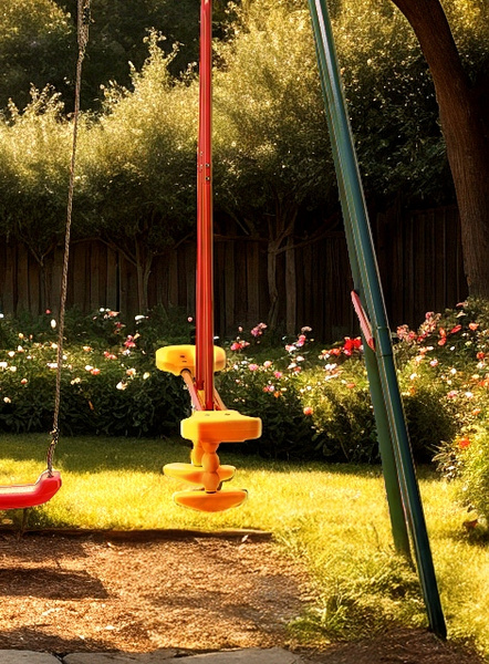 FOUR-SEATER GARDEN SWING 290 x 180 x 200 CM