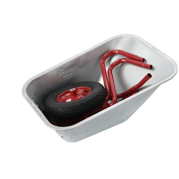 TACZKA - POJEMNOŚĆ 120  L - CZERWONA 