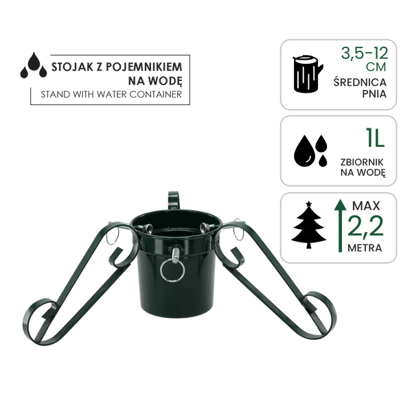 STOJAK CHOINKOWY TRADYCYJNY 3,5-12 CM